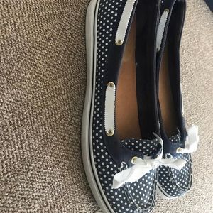 Women’s Blue Polk Dot Sperry’s